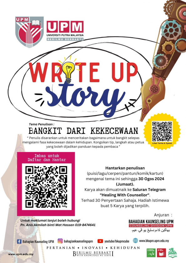 WRITE UP STORY : BANGKIT DARIPADA KEKECEWAAN